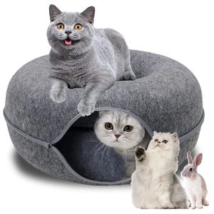 cat cave tunnel bed
