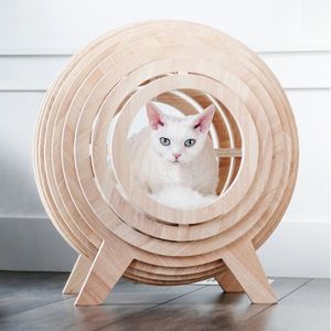 wooden cat tunnel